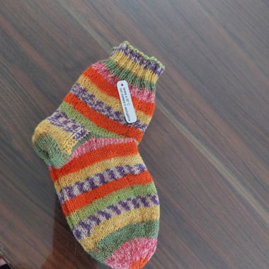Handmade wool socks