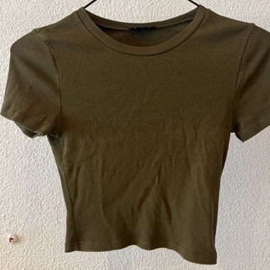 crop top vert foncé