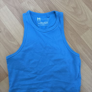 Top court bleu 