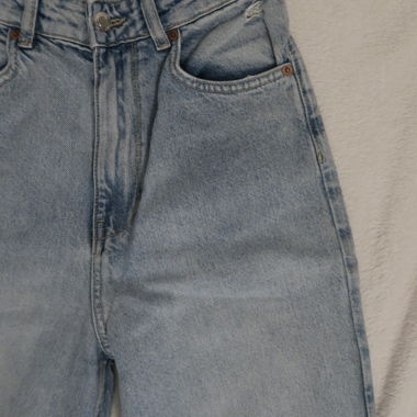 Jeans straight leg high waist