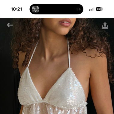 subdued glitzertop ungetragen