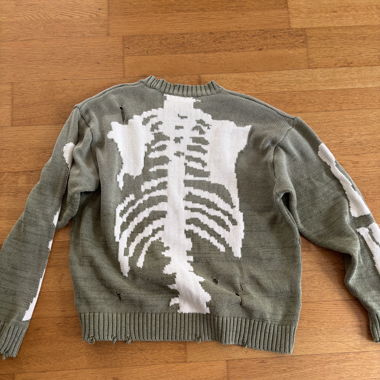 Kapital Cotton Knit Crew sweater , green