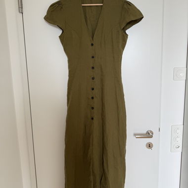 Zara Leinenkleid