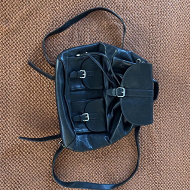 Zaino vintage in similpelle