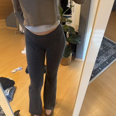 graue stoffhose 
