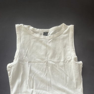White Crop Top