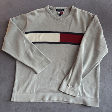 Vintage Tommy Jeans Crewneck Sweater Größe XL, Y2K