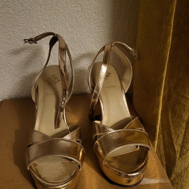Gold Platform Sandals