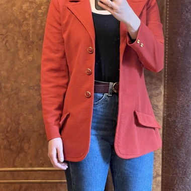 Blazer vintage orange