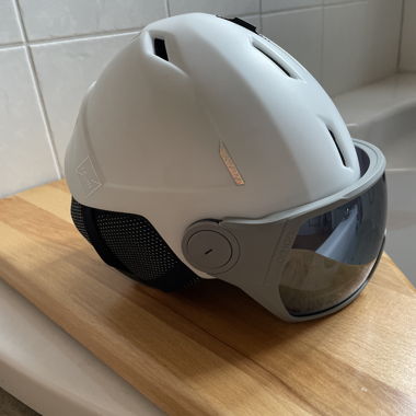 Ski Helmet with Integrated Goggles, Size S