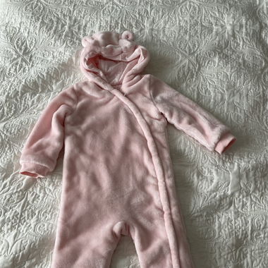 Plüsch Overall Kleinkind pink