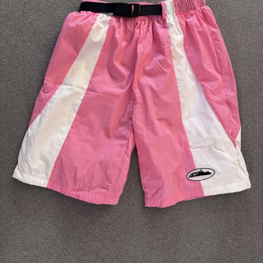 Corteiz Spring Shorts pink/white