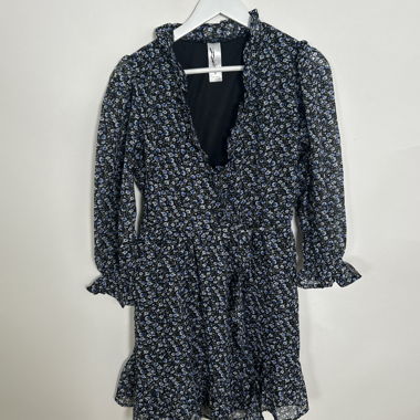 Floral Long-Sleeve Dress
