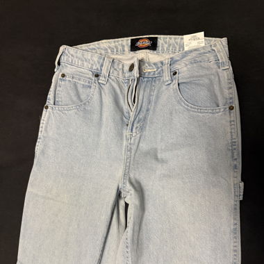 Light Blue Straight Cut Trousers