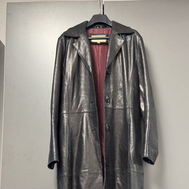 Vintage real leather coat