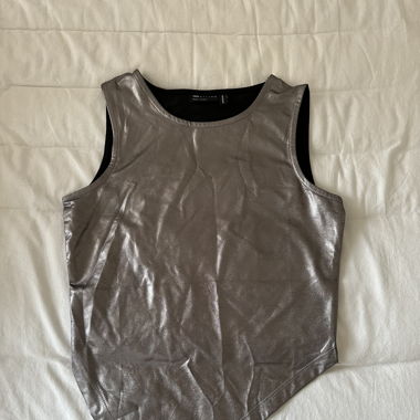 Metallic ASOS Top