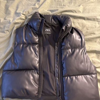 Zara Steppweste schwarz