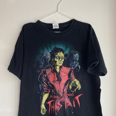 Y2K Michael Jackson "This is it" T-Shirt Gr. L
