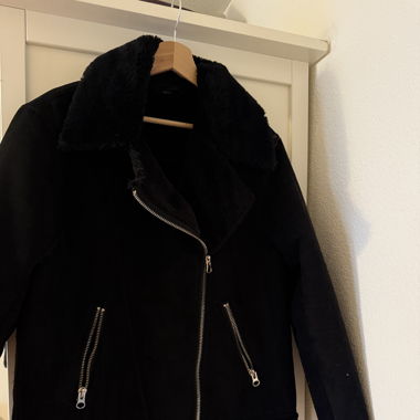 Wildlederimitatjacke