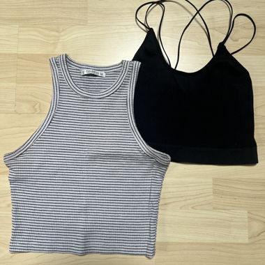 2 crop top di Pull&Bear e BDG Urban Outfitters