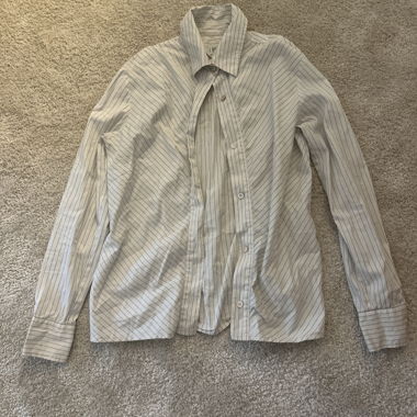 Striped Button-Down Shirt