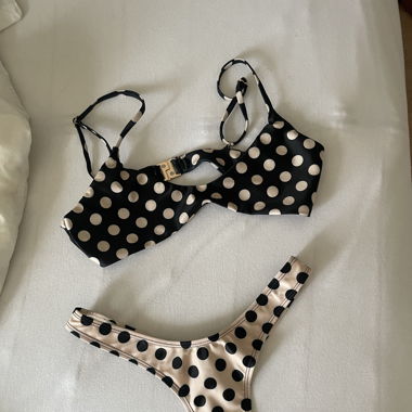 polka dot bikini
