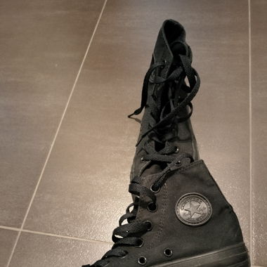 Converse all black taille 36
