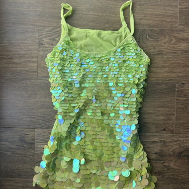 top con paillettes sirena