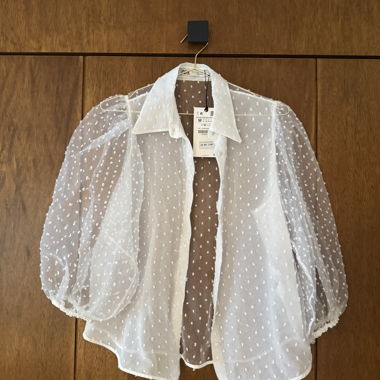 Weisse Bluse