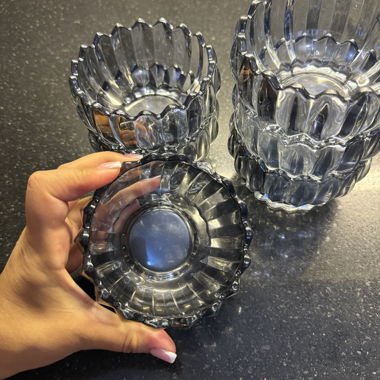 Smoked Glass Bowl Set