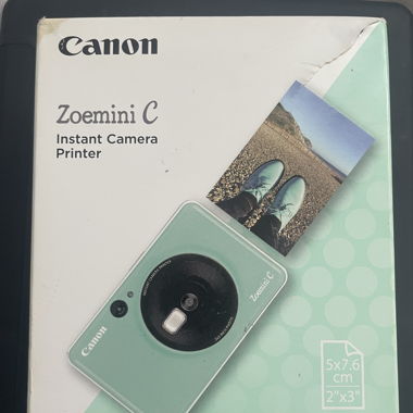 Canon Zoemini C, instant camera, turquoise