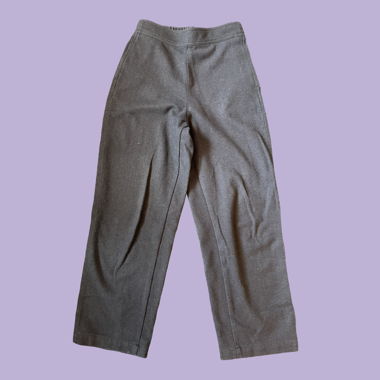 Pantalon casual en laine marron