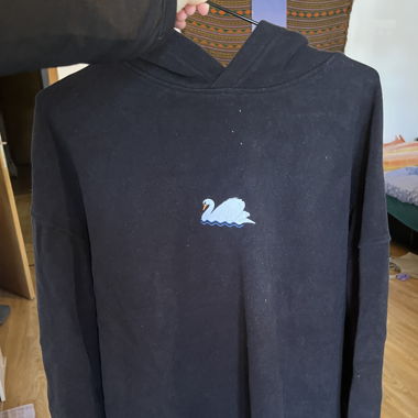Sweat à capuche matière polaire 