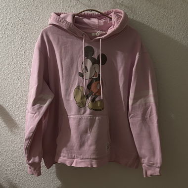 pink micky mouse kapuzenpullover