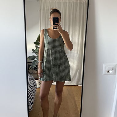 AFENDS kariertes Kleid