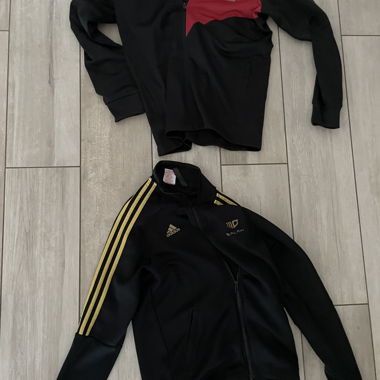 Schwarz Trainingsanzug 2x