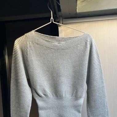Silver Paloma Wool Knit