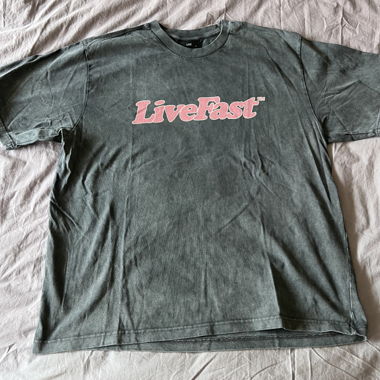 T-shirt LFDY LiveFast grigio taglia L