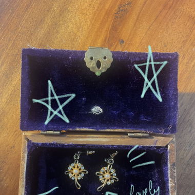 Vintage golden earrings 
