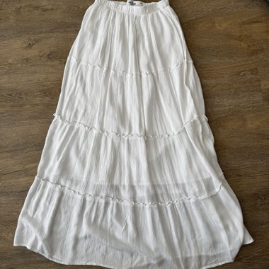 Hollister weisser Maxirock XS