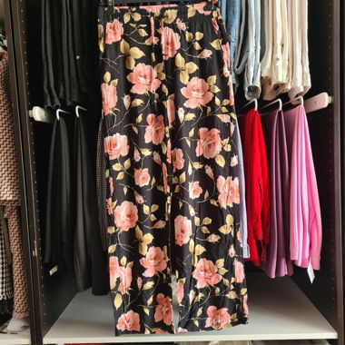 Chicoree Wide Leg Pants Floral