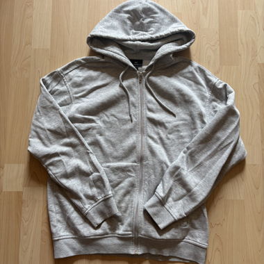 Felpa con zip H&M grigia