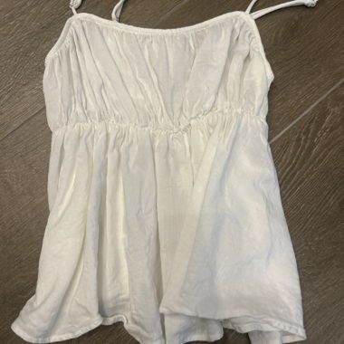 Top spaghetti blanc