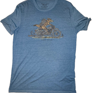 Blue Lucky Brand T-shirt "Stay Wild"