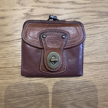 Coach Leather Brown Wallet