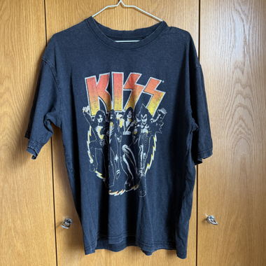 Vintage KISS-Schwarzes T-Shirt