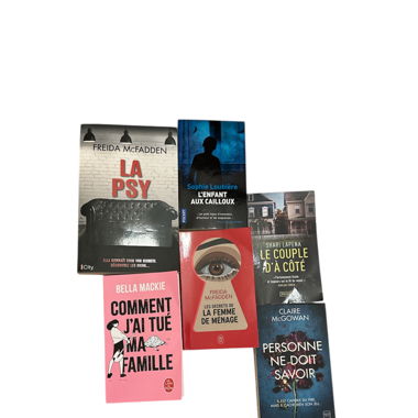Pack 6 livres