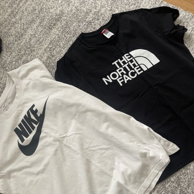The North Face und Nike Tshirt zu verkaufen