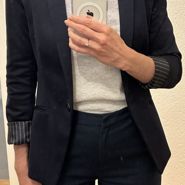 Blazer bleu foncé