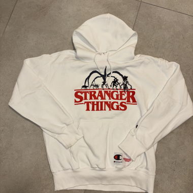 Champion Stranger Things Hoodie weiss M